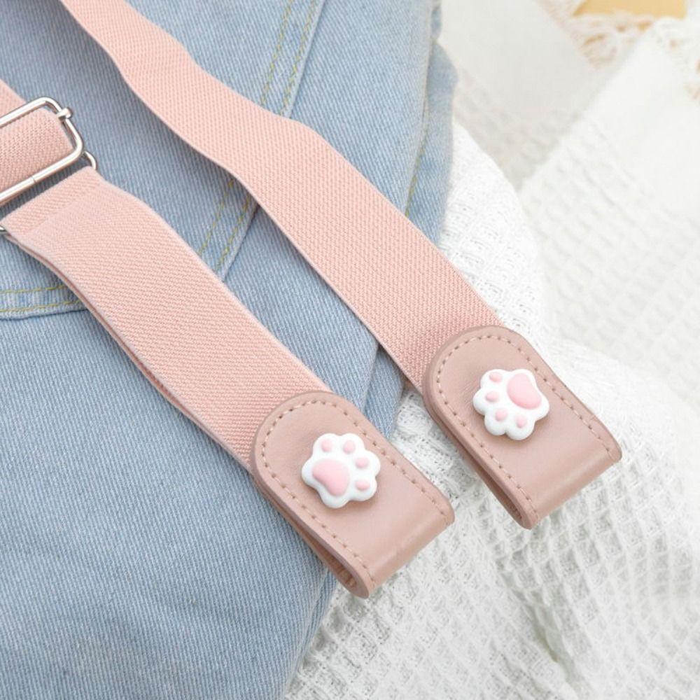 Elastyczny Pasek z Klamrą Zatrzaskową Regulowana Długość Niewidoczny Pasek dla Kobiet Mężczyzn