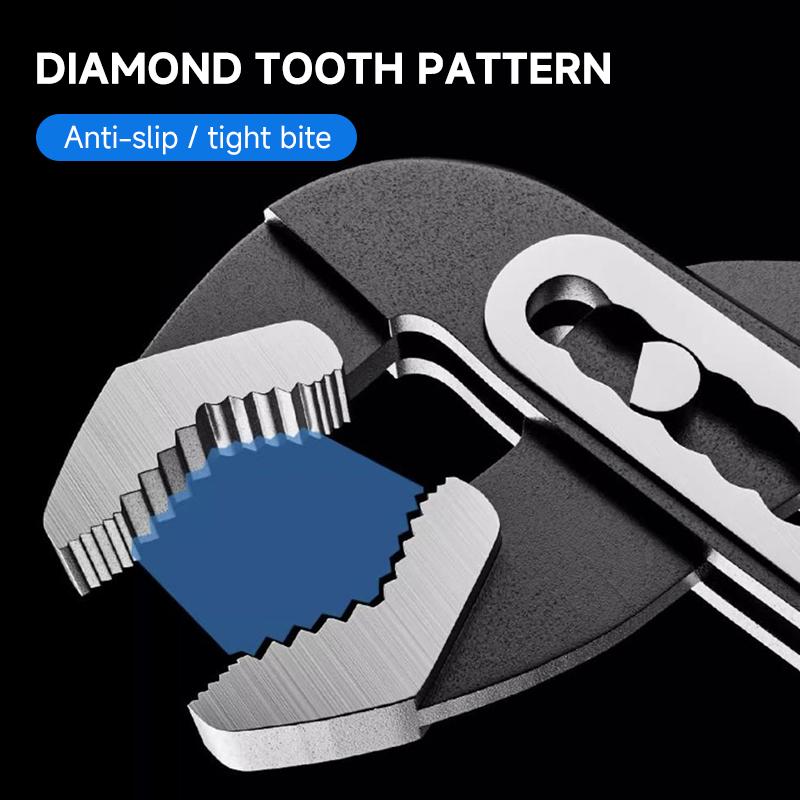 8/10/12inch Water Pump Pliers Quick-release Plumbing Pliers Combination Pliers Plumber Industrial Grade Electrician Hand Tools