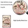 Pink Pig Metal Tin Signs Vintage Poster for BBQ Shop Kitchen Decortion Iron Plates Painting Retro Posters Home Wall Art Plaque