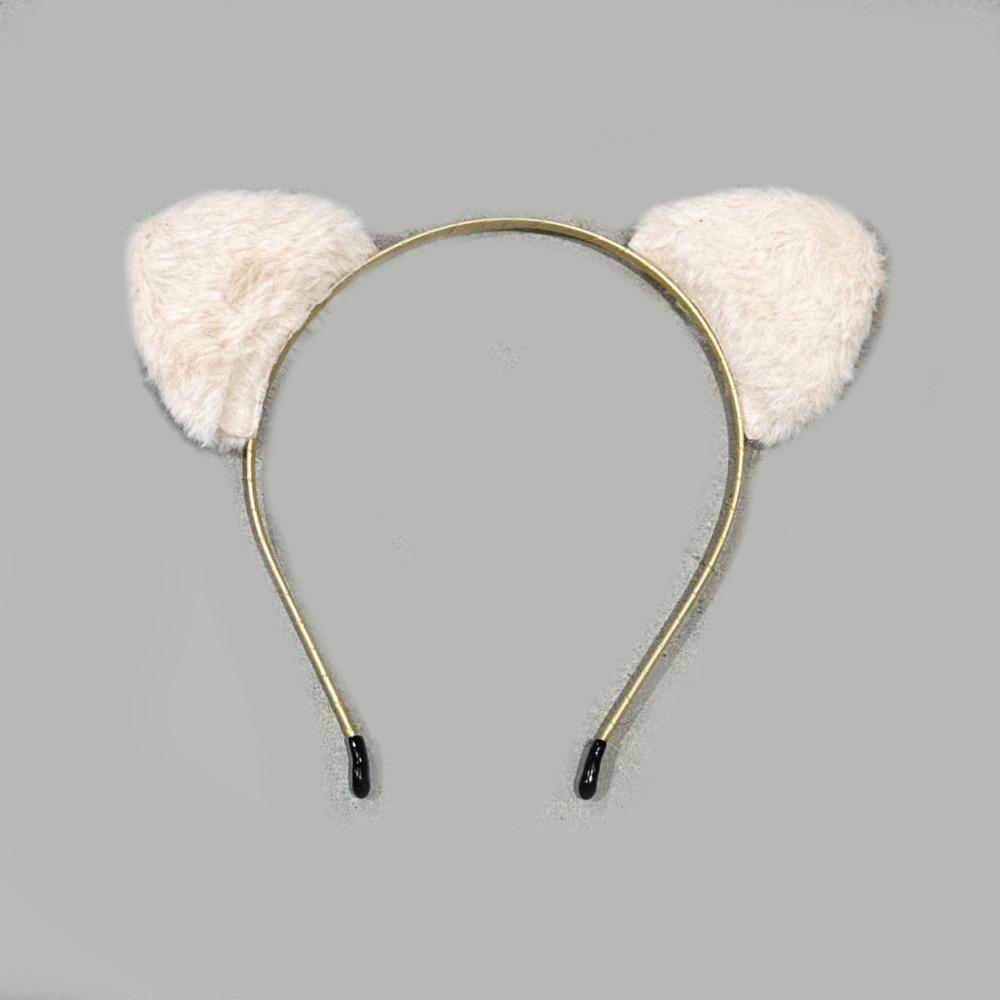 Animals Plush Hair Band Face Wash Hairband Women Hair Hoop Cute Cat Ears Headband Student