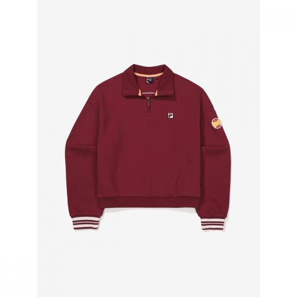 Fila F Box halF Zip Sweatshirt Cotton Blend