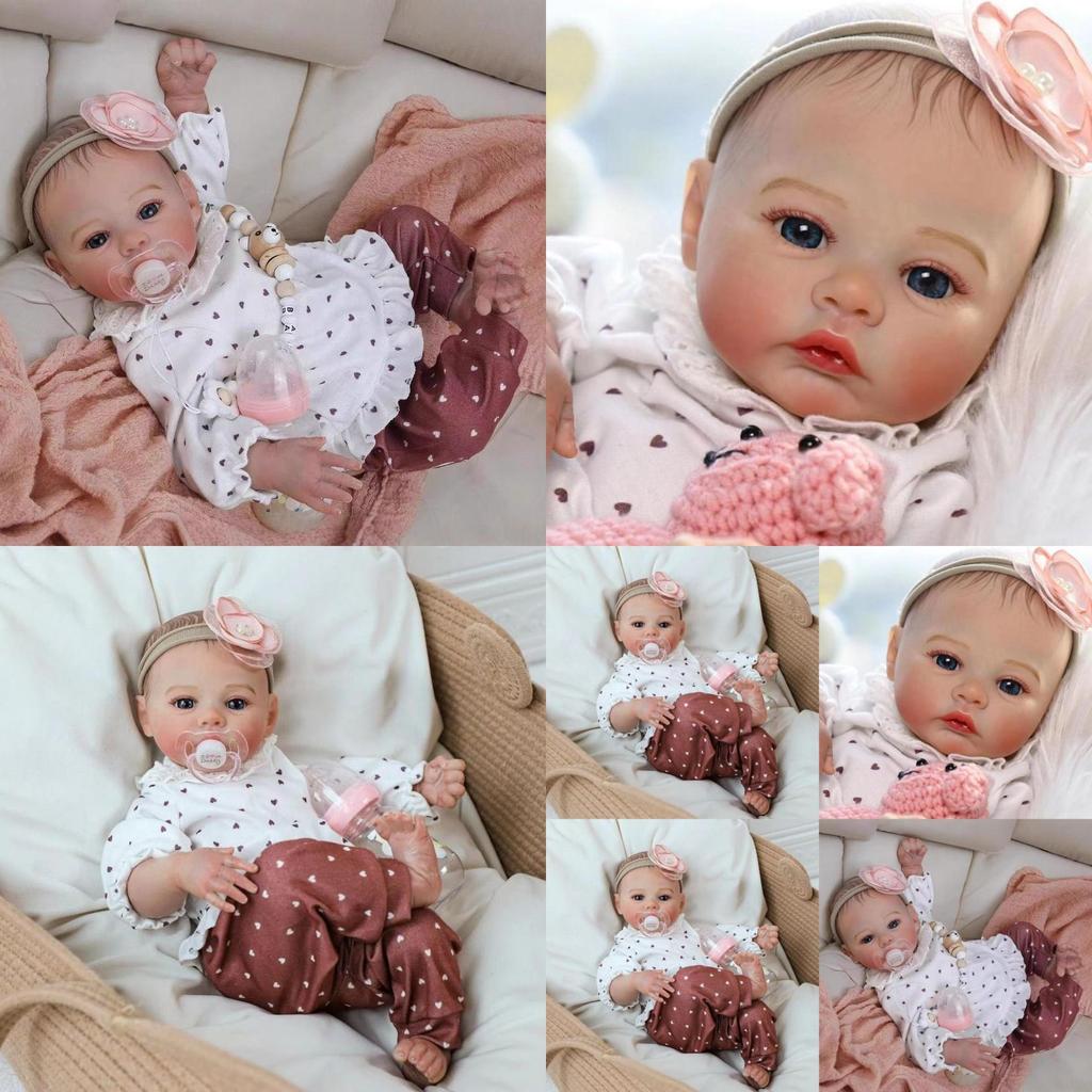 Silikon Reborn Babypuppe 46cm Mit Realistischen Merkmalen Für Sammler Und Als Geschenk