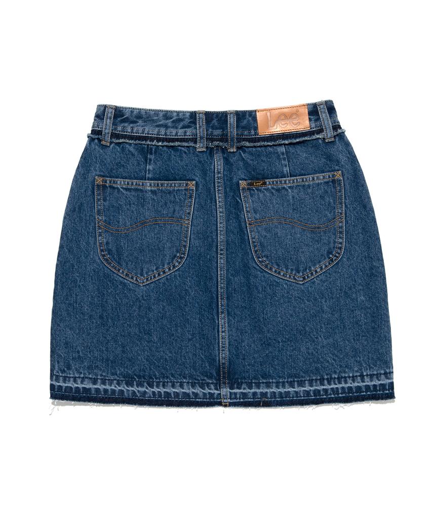Lee Denim Mini Skirt Indigo Medium