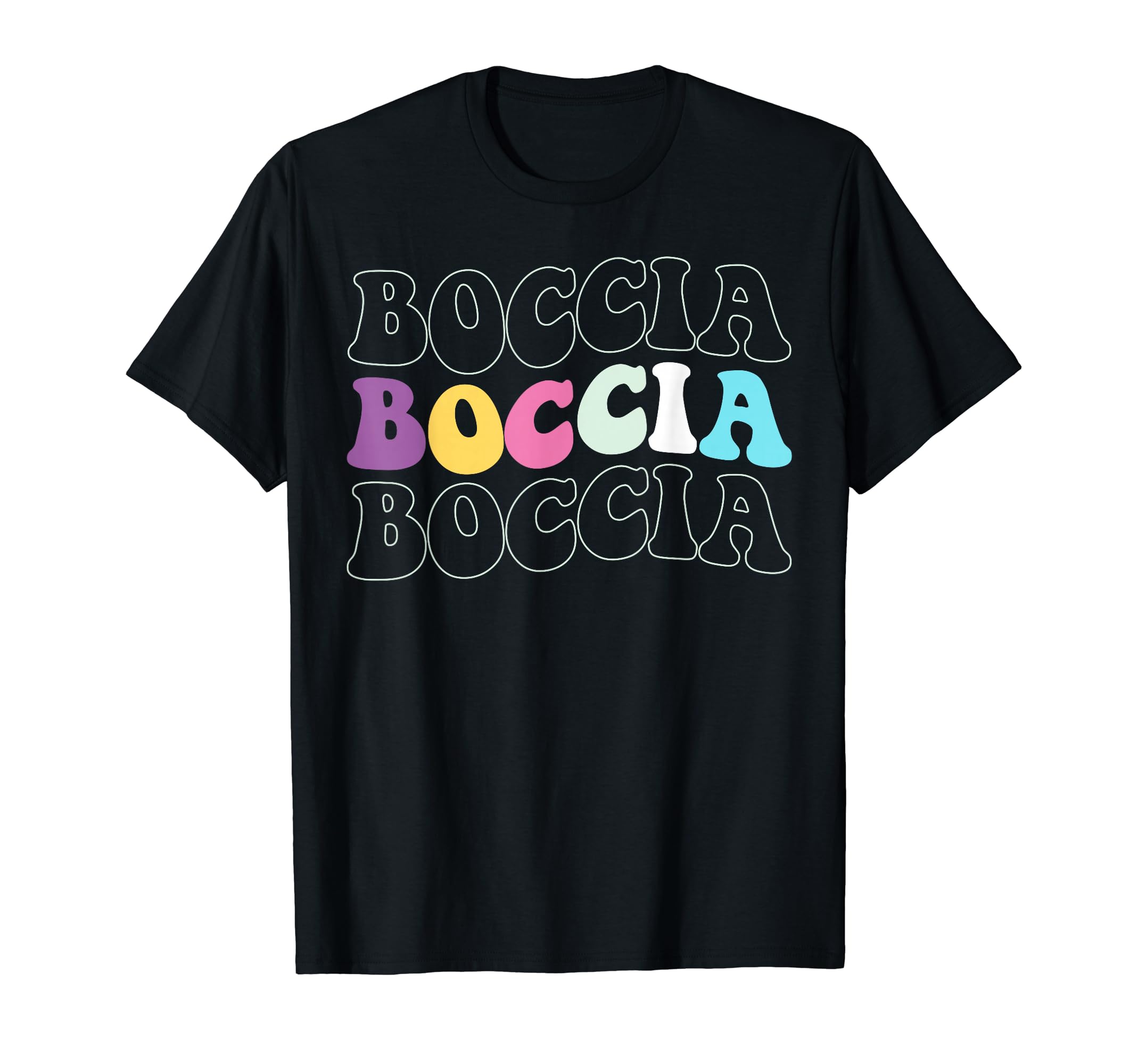 Boccia player wear with boccia ball, boccia T-shirt