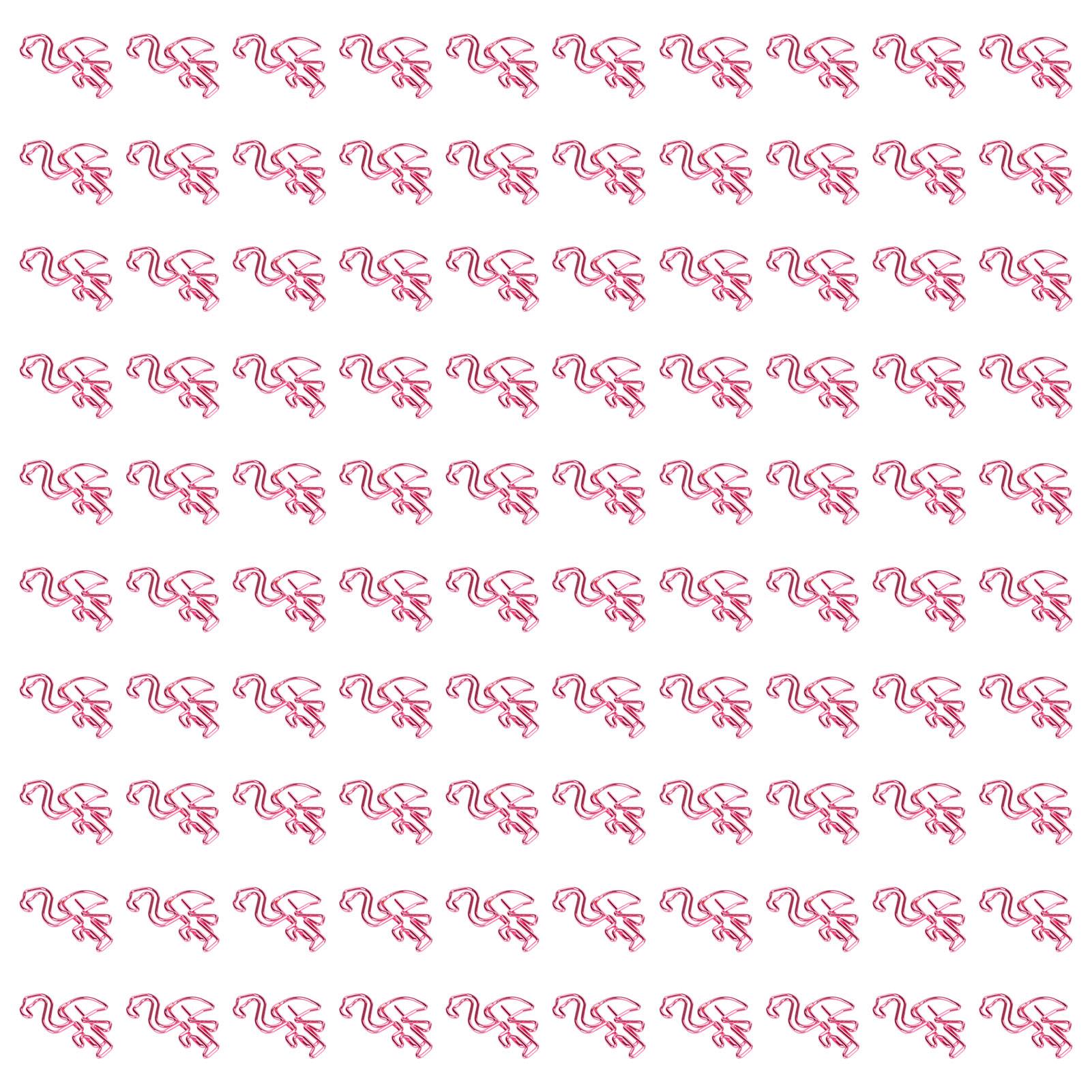 

100 шт. Фламинго скрепки милые животные в форме файла закладки маркеры страницы зажимы для файла фиолетовый