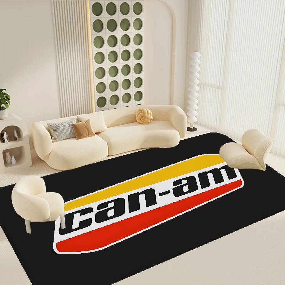 C-Can-AmS Spyder Logo Floor Mat Rectangle Anti-slip Home Soft Badmat Front Door Indoor Outdoor Mat Welcome Doormat