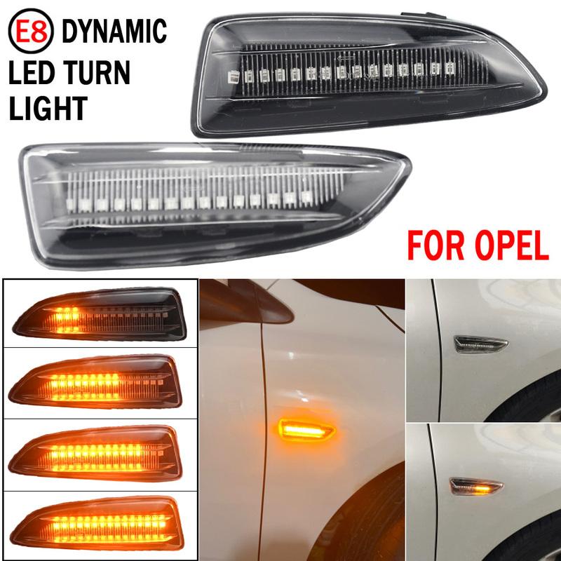 Sequential Blinker LED Side Marker Light For Opel Zafira Tourer Ignia Grandland Crossland Astra J K Indicator Repeater Lamp