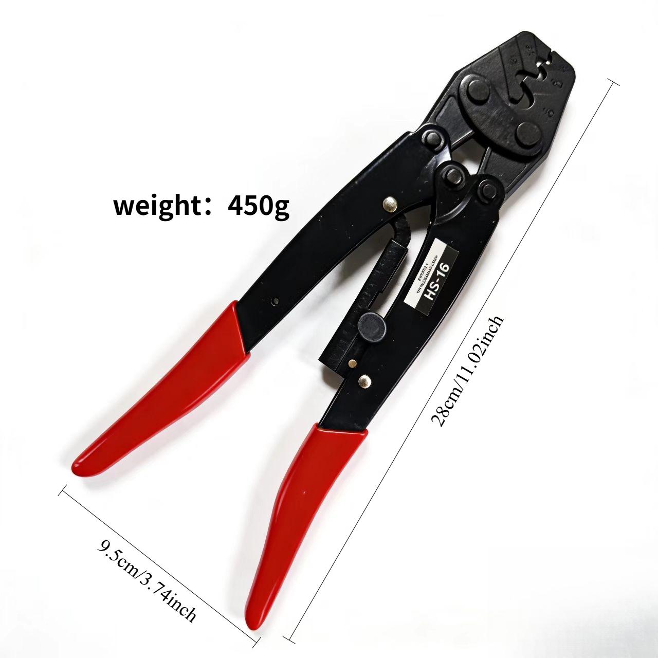 

Ratchet wire pressing pliers, wire pressing pliers, cold pressing terminal pliers, bare terminal OTUT wiring pliers світло-синій колір