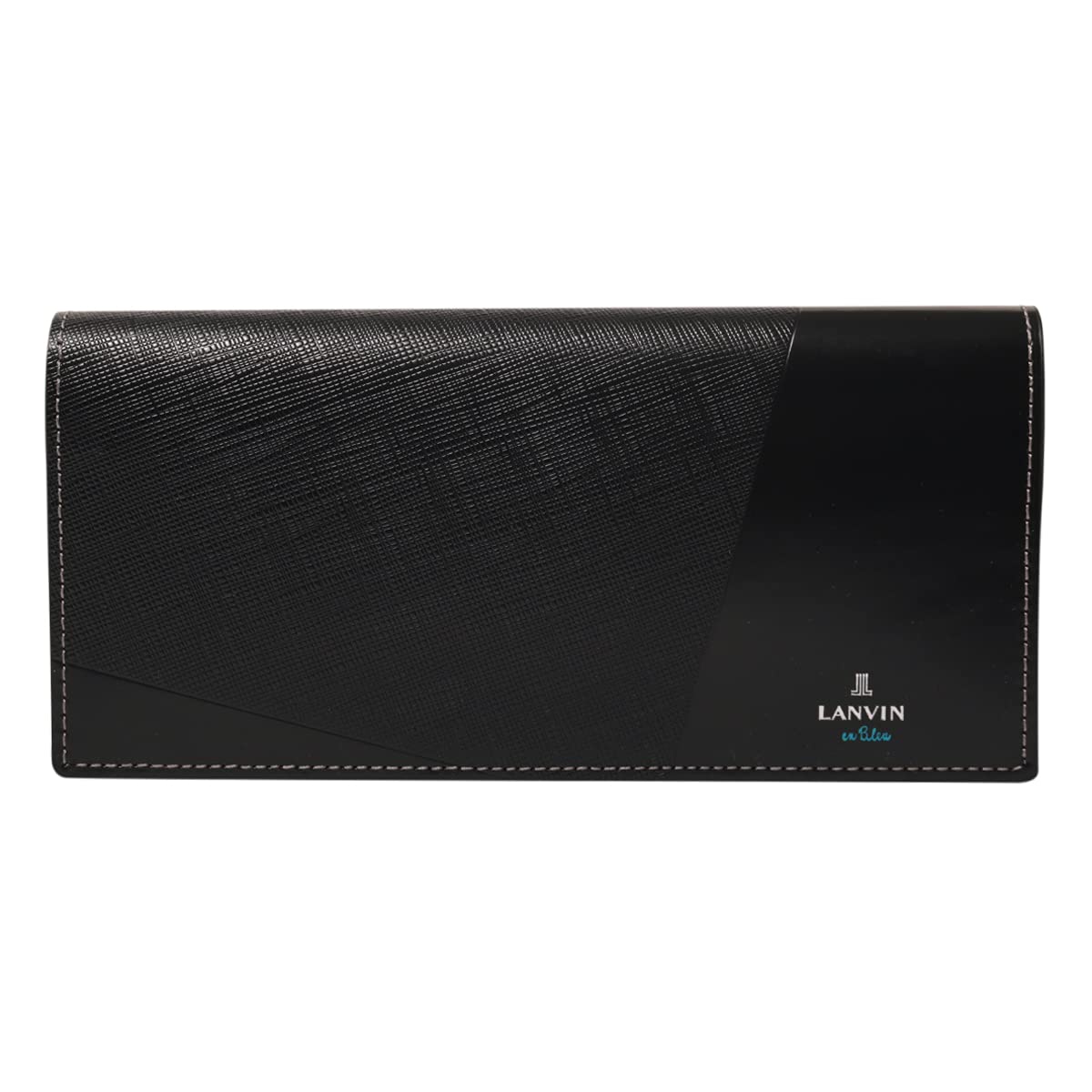 

on Long Wallet Partial 555615 Black [Lanvin Bleu] Men s [01]