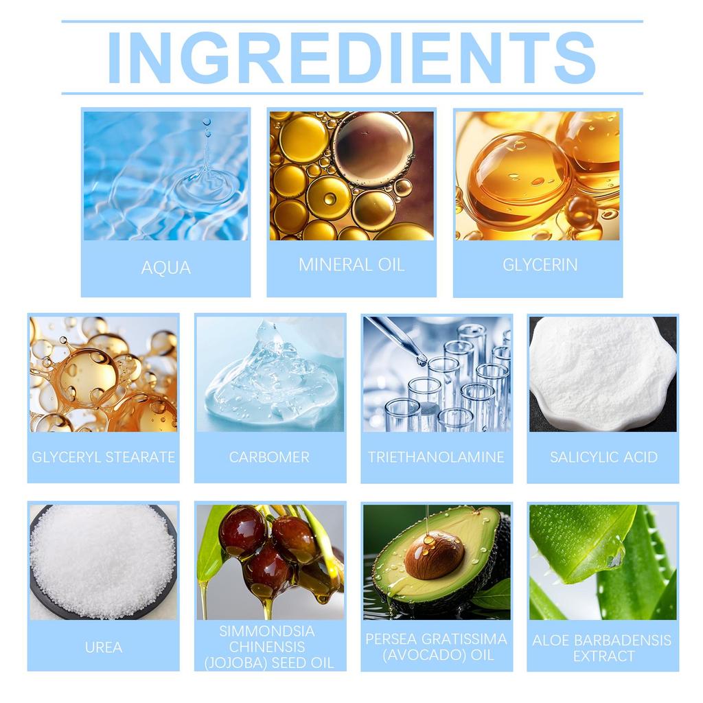 Wiyun Urea Moisturizing Foot Repair Cream Nourishing Foot Moisturizer with Urea Gentle Care for Soft Feet 100g