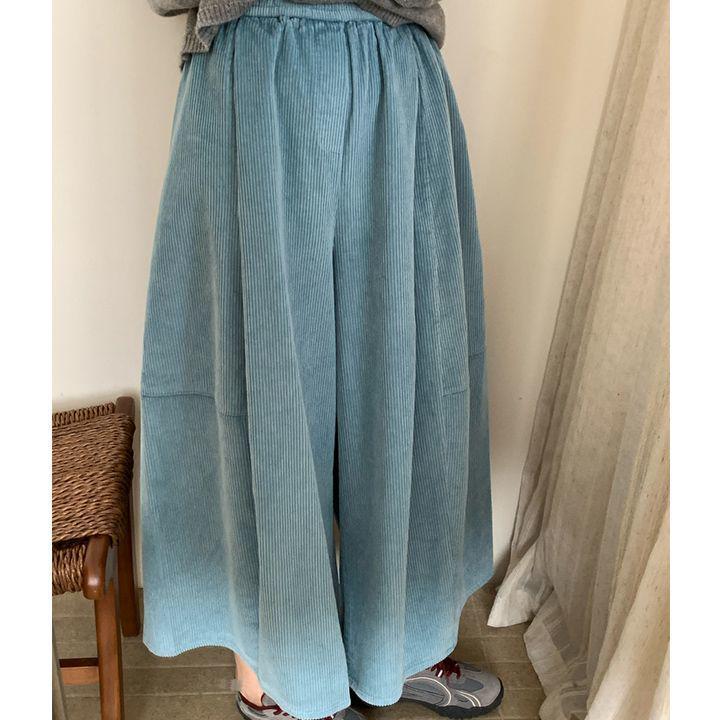 Southeast Asia Plus Size Loose Casual Korean Corduroy Wide-Leg Pants