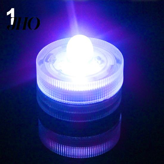 12Pcs Submersible Waterproof Wedding Tea Candle Lamp Battery Operated LED Lights