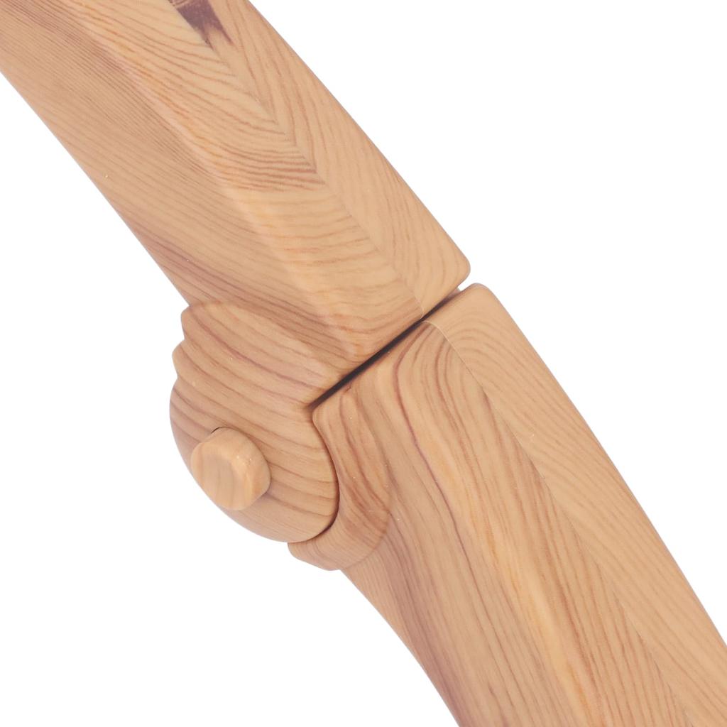 Bras Mobile pour Lit de Bébé Type Pince Pliable Bras Suspendu pour Jouets Aspect Bois Stable Lit de Bébé Mobile Musical pour Lit de Bébé de Crèche