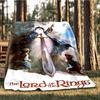 1pc Lord of the Rings Outdoor Flannel Throw Blanket Soft, Lightweight & Warm