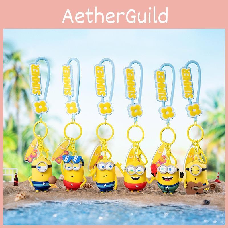 Minions Time Summer Keychain Pendant With Cartoon Characters For Bag And Key