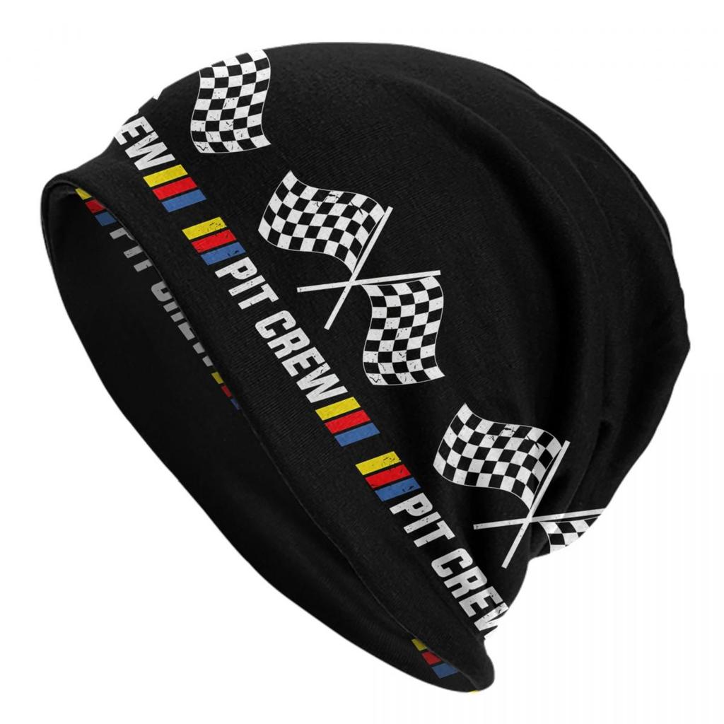 Custom Motors Ready To Race Moto Pit Crew Bonnet Hats Knit Hat For Women Men Warm Winter Enduro Cross Skullies Beanies Caps