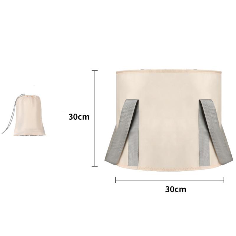 Foldable Foot Bath Bucket Portable Soaking Basin With Carry Handles Thickened Fabric For Home Spa Foot Wash And Daily Relaxation Use