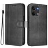 Wallet Case for Poco X8 Pro Max 5G - Leather/PU, Black, With Lanyard