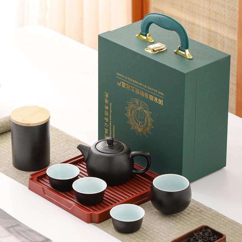 Ceramic Travel Tea Set, Gift Creative Business Company Activities, Festivals, High-end Gift Sets
