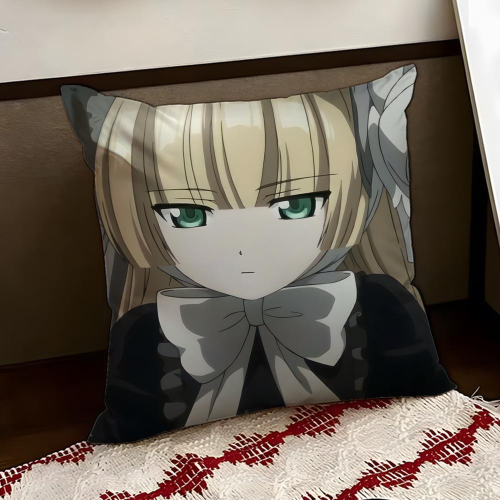 Anime cute GOSICK Cushion Cover Reversible Soft Durable Pillow Cover Home Car MultiScene Use for Daily Comfort