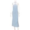 European and American summer new women's clothing temperament slim sleeveless off-the-shoulder sexy neck lace dress women