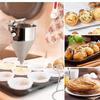 Stainless Steel Pancake Batter Dispenser Funnel Cake Dispenser with Stand,Baking Tool for Cupcake Waffles Muffin Mix Crepes Cake