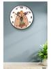Capybara Cartoon Wall Clock: Cute, Creative, Automatic Time Adjustment for Living Room & Bedroom Decor