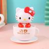 Kawaii HelloKitty Solar Car Ornament, Home Decoration Small Model, Suitable for Small Decorations On Room Tabletops