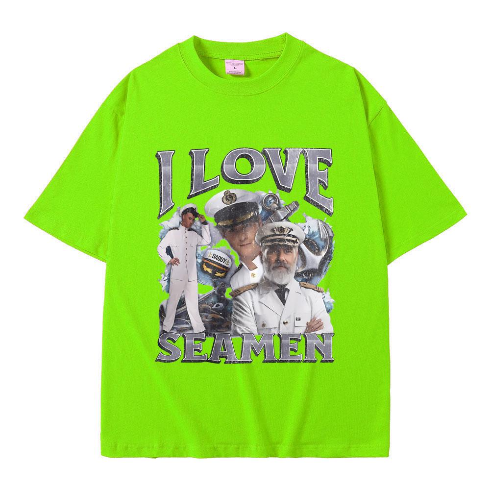 

Я люблю моряков Смешная оскорбительная футболка моряка Мужская футболка из 100% чистого хлопка Мужская Женская Повседневная модная футболка Унисекс Винтажные футболки 4XL