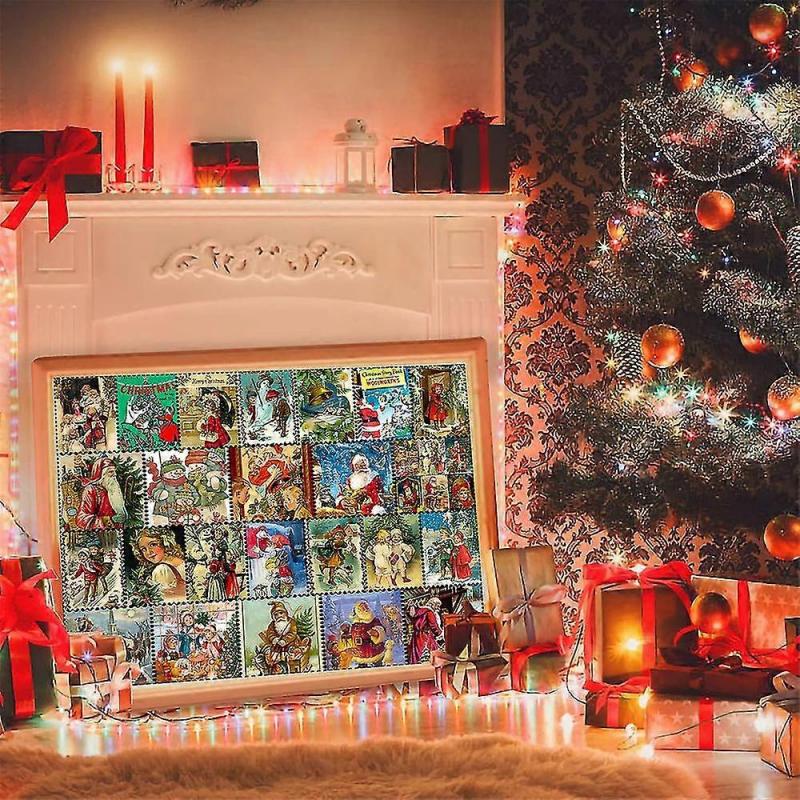 Interesting Puzzle Children's Puzzle Children's Christmas Wooden Puzzle