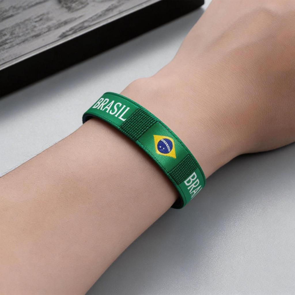 Handwoven USA-Canada-Mexico 2026 World Cup Team Bracelet - Football Fan Souvenir