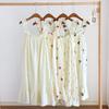 Women's Polka Dot Cotton Gauze Nightdress - Summer Sling, Mid-Length, Sweet & Lovely Pajamas