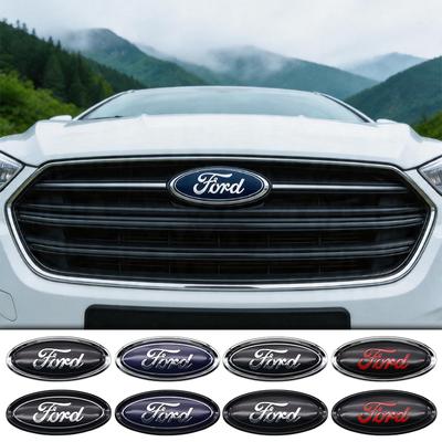 AACF1 9.5cm 11.5cm 13cm ABS Front Hood Rear Trunk Emblem Badge For Focus Ranger Fiesta Auto Replacement Parts Mondeo Escape Kuga