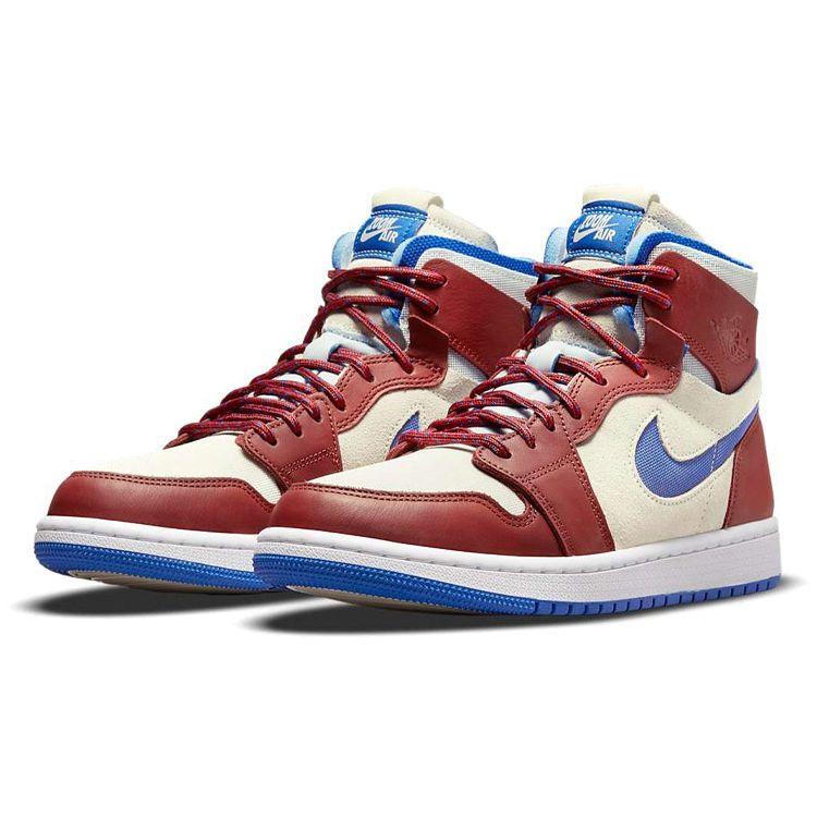 Air Jordan 1 Zoom Comfort Redstone Women Sneakers Sail Hyper-Royal White CT0979-104