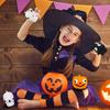 Staring Blankly Pumpkin Squeeze Toys Ghost Halloween Fidget Toy  For Adult Children