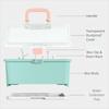 Portable Baby Bottle Holder Anti-Dust Milk Bottle Storage Box Nursing Bottle Drying Rack  Travel