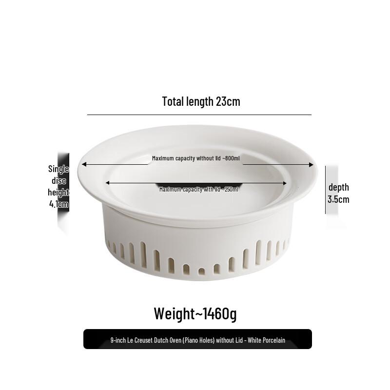 Ceramic Candle-Heated Deep Serving Dish