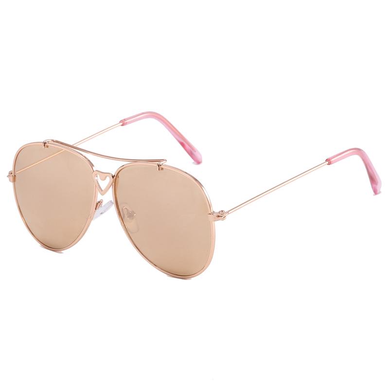 

Модные металлические солнцезащитные очки с защитой от УФ-лучей для детей