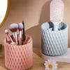1 Pc Makeup Brush Holder 360° Rotating Organizer 5 Slot Cosmetic Storage Makeup Brushes Cup Pen Holder For Vanity XYZ