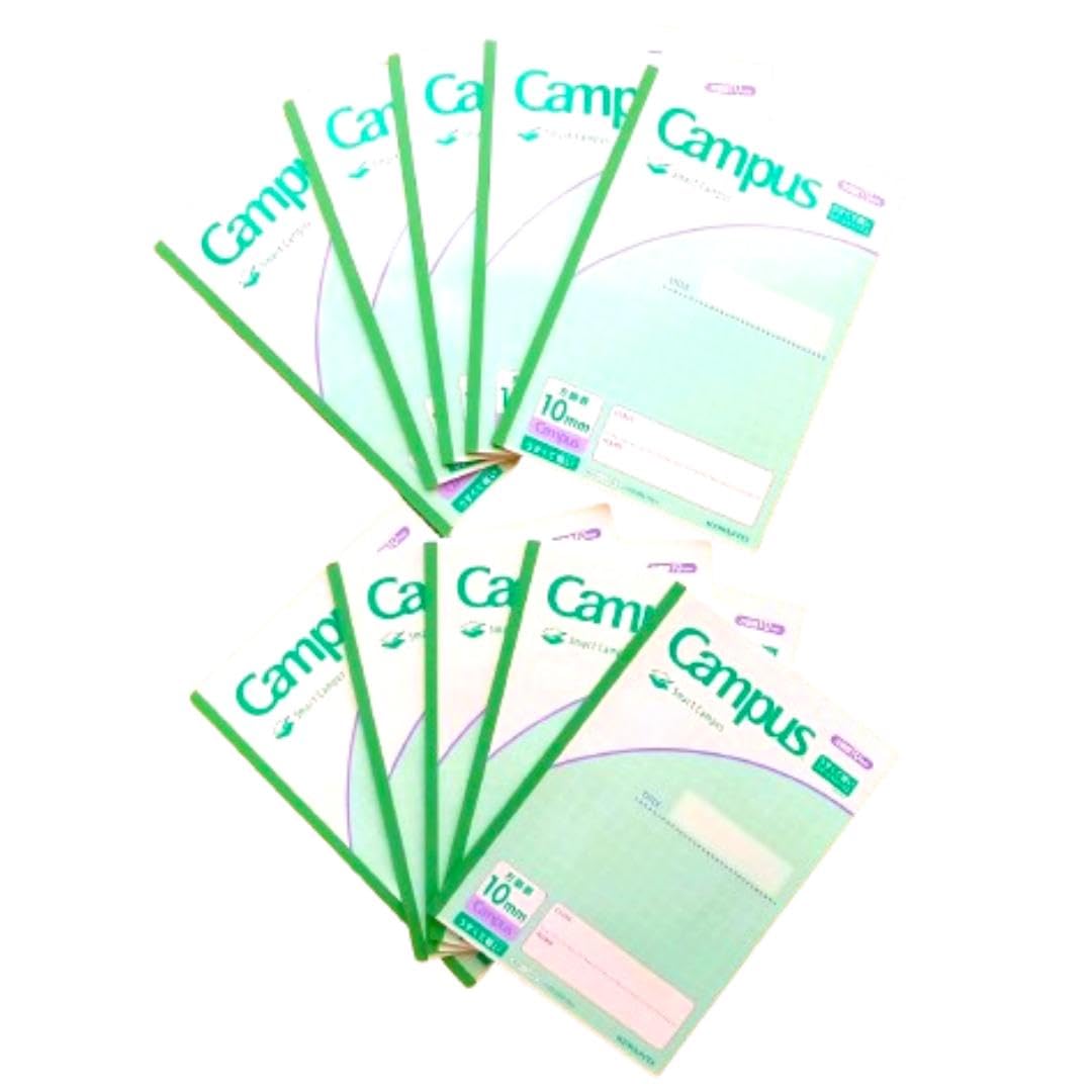 KOKUYO Campus Notebook 10mm light pack of [Smart Campus] (by purpose) grid, green, No-GS30S10LG, 10.