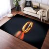 The Middle Earth Map Ring Pattern Area Rug Large Carpet for Living Room Bedroom Sofa Doormat Decoration,kids Non-slip Floor Mat