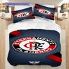 Dynamic Cr Logo Illumination Bedding (1 * duvet cover + 2 * pillowcase, without core) 2D Flat Christmas birthday gift Soft and comfortable Bedding set