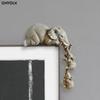 Miniature Elephant Resin Figurine For Home Decorating Gardens