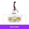 2005-2011 For SSANG YONG ACTYON/KYRON 2 Din Car Radio DVD Fascia Frame Bezel Dash Wire Cable Harness Coneder Adapter
