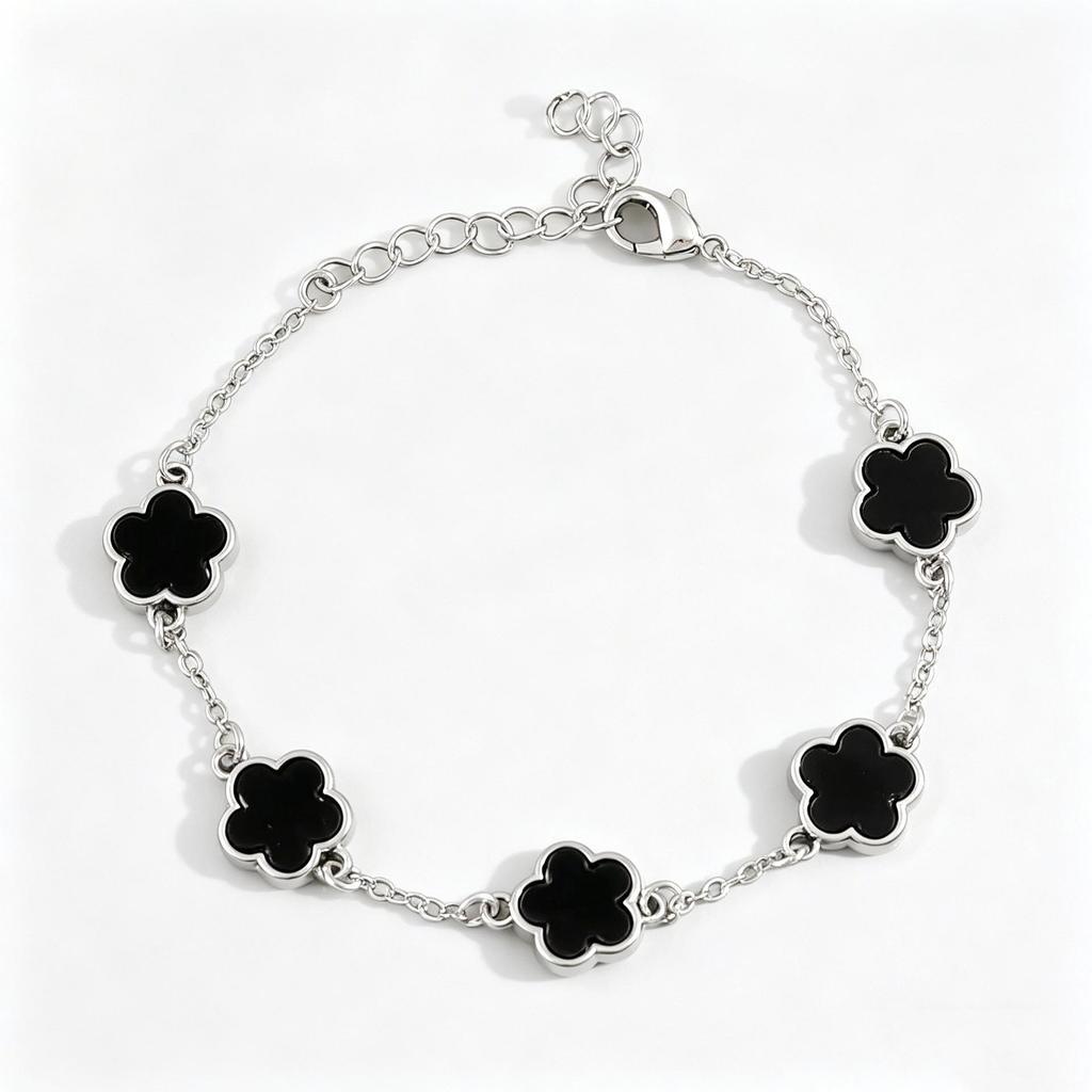 Hochwertiges vierblättriges Kleeblatt-Armband: Elegantes, luxuriöses und einfaches Damenaccessoire