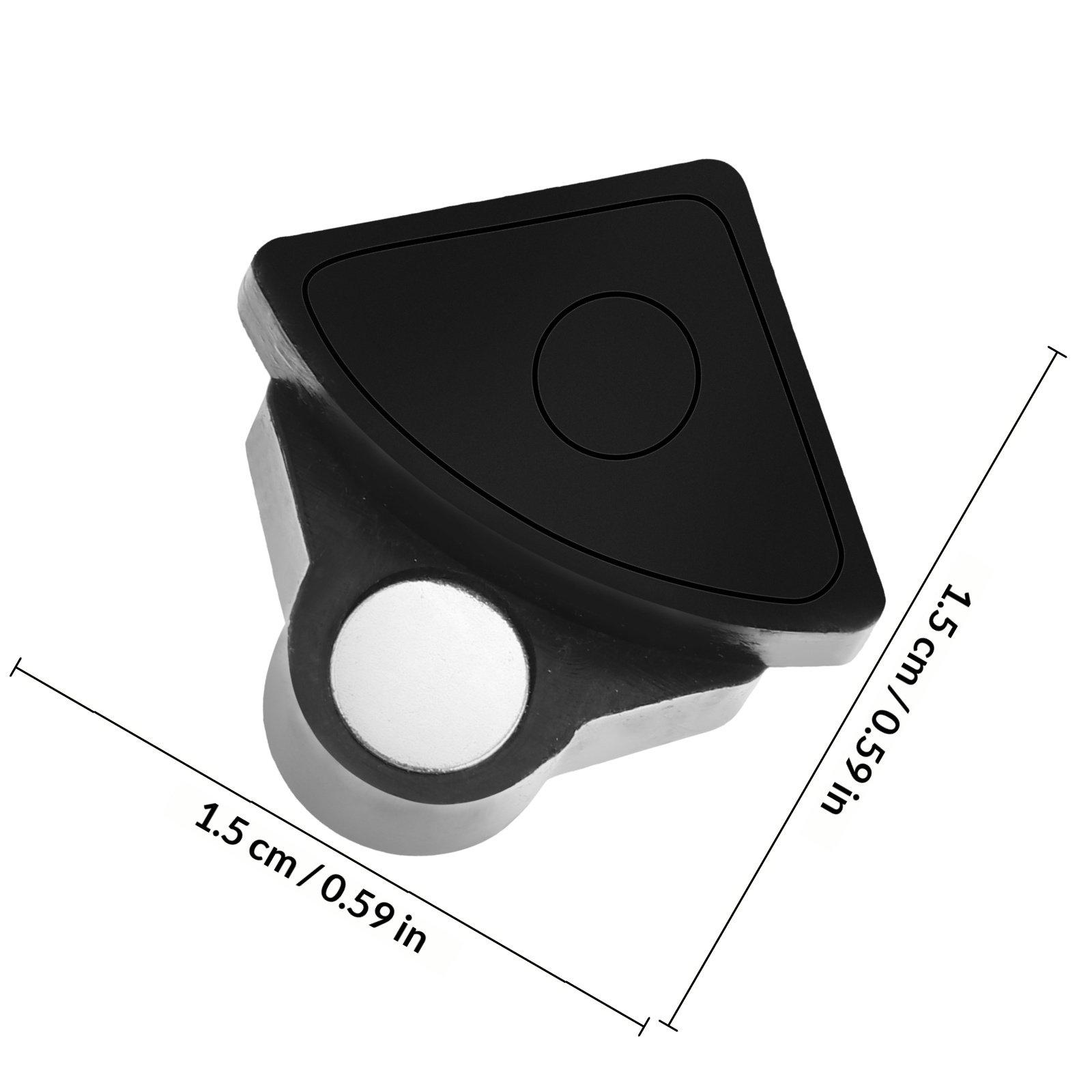 

40Pcs Plastic Buckles Closet Accessories Fixed Buckle Lock Buttons for Wardrobe Shoe Cabinet Bookshelf Kitchen Storage чёрный