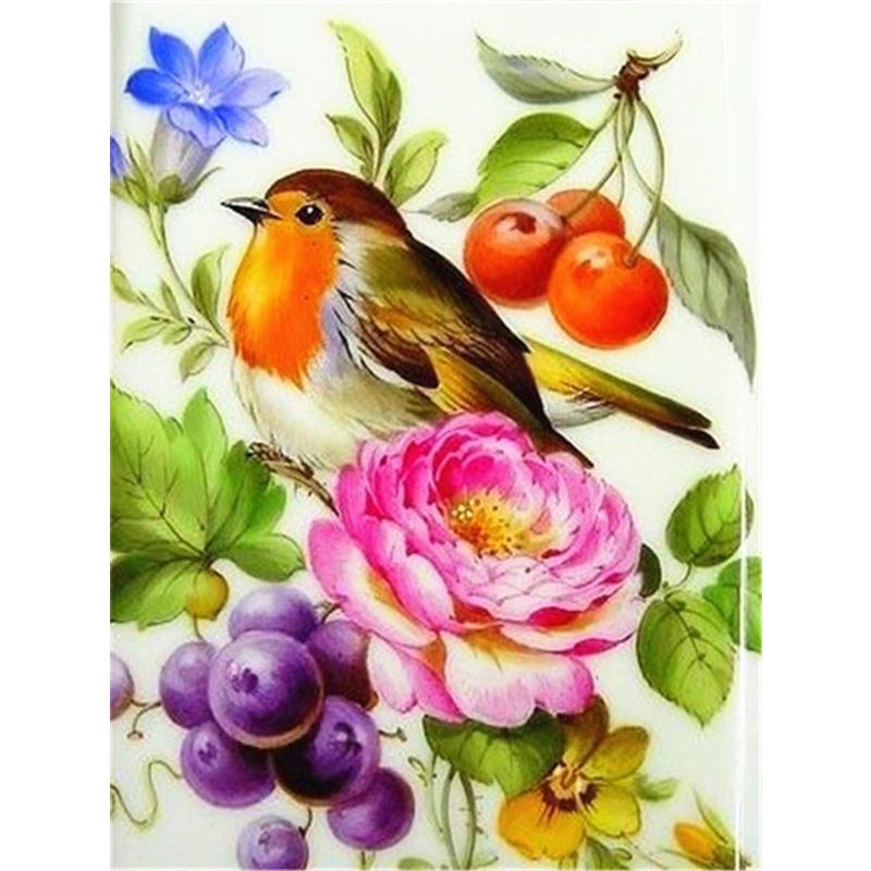5d Diamond Painting Flower Birds Full Square/Round Diamond Embroidery Cross Stitch Peony Mosaic Needlework Home Decor Kits