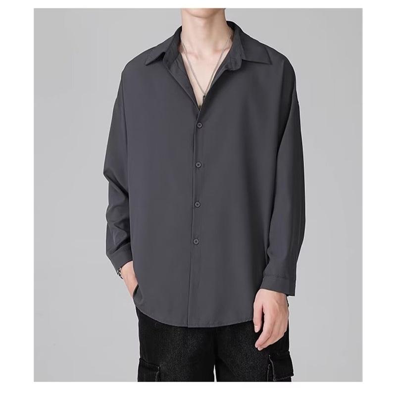 Men's Casual Long Sleeve Shirt Lightweight Breathable Button Down Shirt For Daily Wear Business & Outdoor