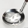 Takagi Craftsman's Way 18-8 Stainless Steel Tabletop Ladle with Wooden Handle and Hole