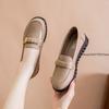 Fashion Pu Leather Women's Shoes Loafers 2025 Flats Slip On Casual Flat Shoes Women White Footwear Zapatos De Mujer Plus Size 42